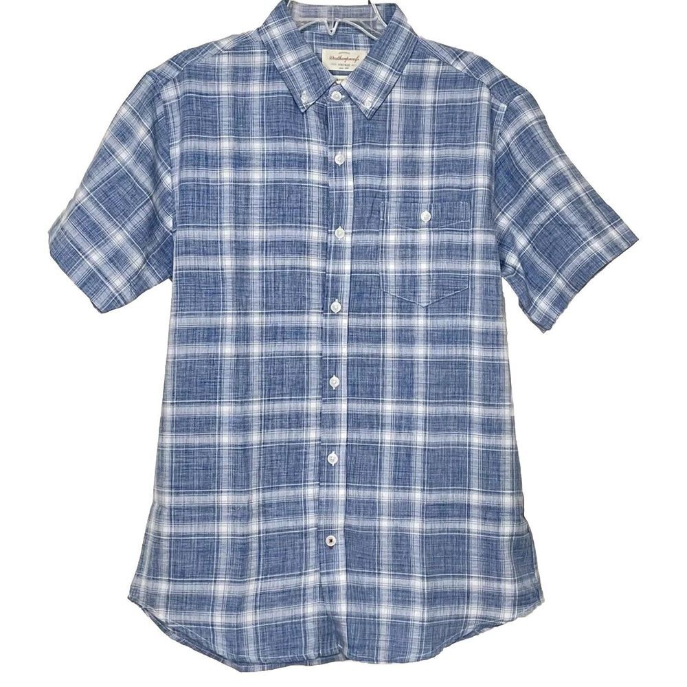 NWT Weatherproof Vintage Men's Woven Performance Shirt Size 3XL Short Sleeve‎